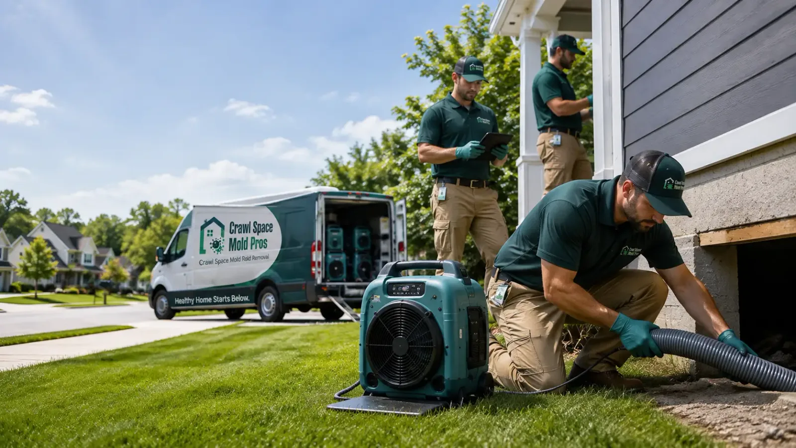 Crawl Space Mold Removal in Glenmont, OH
